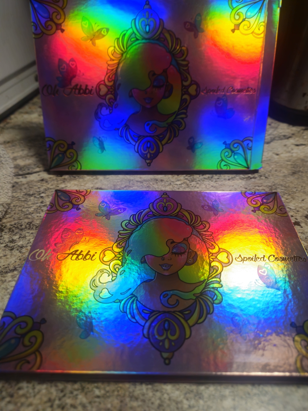 Oh Abbi Holographic Eyeshadow Palette - Spoiled Cosmetics